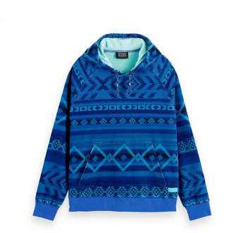 Scotch & Soda Corduroy sweatshirt Scotch & Soda , Blauw , Heren - Xl,L,M,S