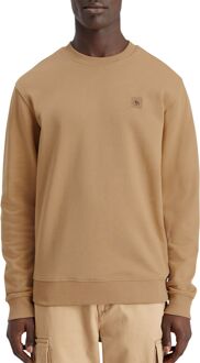 Scotch & Soda Essential Badge Crew Sweatshirt Scotch & Soda , Beige , Heren - Xl,M,S