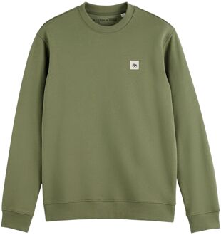 Scotch & Soda Essential Badge Sweater Heren groen - M