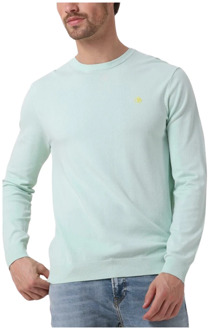 Scotch & Soda Essential Pullover Trui Scotch & Soda , Green , Heren - 2Xl,M