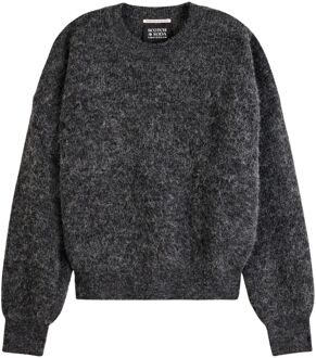 Scotch & Soda Fuzzy Crew Neck Pullover Vest Scotch & Soda , Gray , Dames - L,M