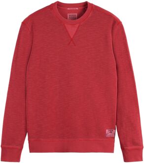 Scotch & Soda Garment Dye Sweater Heren rood - L