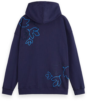 Scotch & Soda Hoodie 181536 Blauw - L