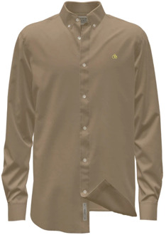 Scotch & Soda Klassieke Oxford Pullover Shirt Scotch & Soda , Beige , Heren - 2Xl,Xl,L,M,S