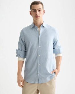 Scotch & Soda Overhemd lange mouw 181239 Blauw - XL