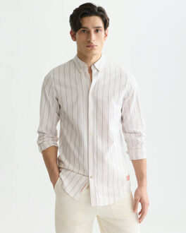 Scotch & Soda Overhemd lange mouw 182213 - maat L Wit