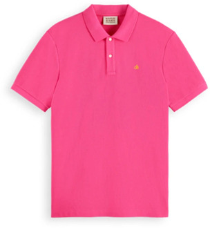 Scotch Soda Polo 175664 Scotch & Soda , Pink , Heren - L,M,S