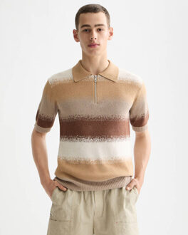Scotch & Soda Polo 181321 - maat L Bruin