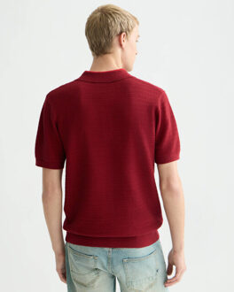 Scotch & Soda Polo 182892 - maat M Rood