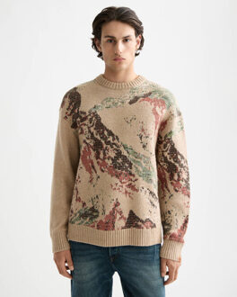 Scotch & Soda Pullover 181641 - maat S Bruin