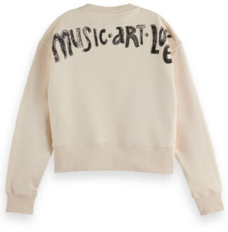 Scotch & Soda Sweat u9e00873t Ecru