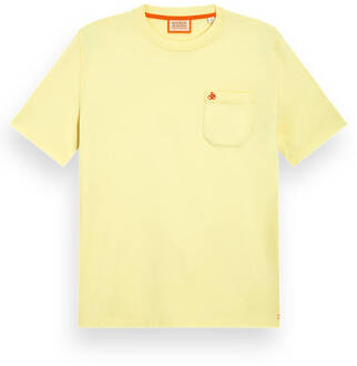 Scotch & Soda T-shirt korte mouw 175653 Geel - L