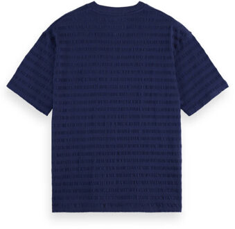 Scotch & Soda T-shirt korte mouw 181569 Blauw