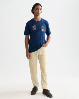 Scotch & Soda T-shirt korte mouw 182831 - maat L Blauw