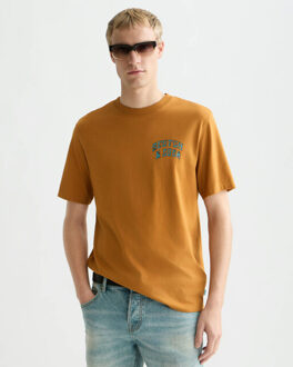 Scotch & Soda T-shirt korte mouw 183153 Klaproos - L