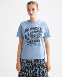 Scotch & Soda T-shirt u9a00891t Blauw - L
