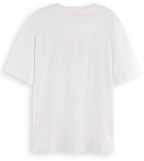 Scotch & Soda T-shirt u9a00892t Wit