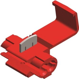 scotchlock rood enkel mes 0,5-1,0 mm 5stuks in blister 341501p