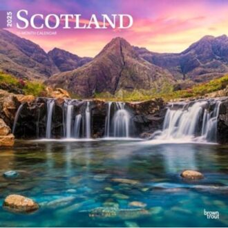 Scotland 2025 12 X 24 Inch Monthly Square Wall Calendar Plastic-Free Browntrout Uk United Kingdom - Browntrout