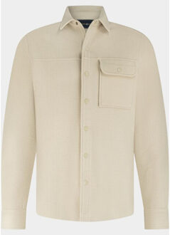 Scotland blue overshirt vance shirtjacket spe26114va07sb/2501 Grijs - XL