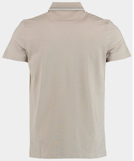 Scotland blue polo korte mouw hilton polo contrast collar 25108hi31sb/190 pebble Bruin - L