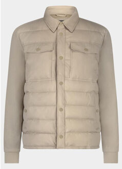 Scotland blue winterjack webb outdoor jacket spe25301we54sb/190 pebble - maat L Grijs