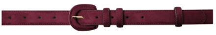 Scotland faux suede riem bordeaux Rood - One size