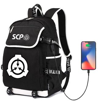 Scp Veilige Bevatten Beschermen Rugzak Rugzak Schooltas Schoudertas Laptop Reistas Mochila Met Usb-poort 1