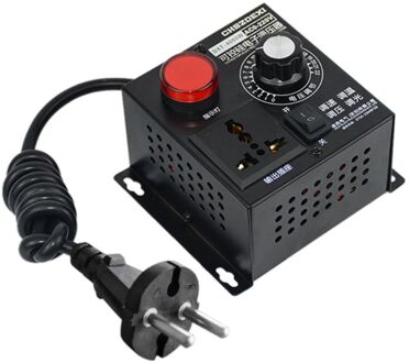 Scr Elektronische Voltage Regulator Ac 220V 4000W Temperatuur Motor Fan Speed Controller Dimmer Verstelbare