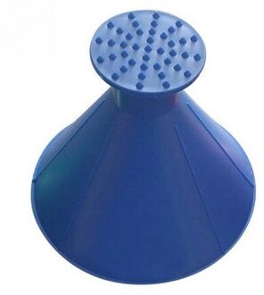 SCRAPE-A-ROUND Autoruit Voorruit Ijskrabber Kegelvormige Sneeuw Schop Tool Ijs Schop Trechter Auto Achteruitkijkspiegel Sneeuw Remover blauw