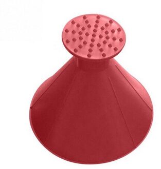 SCRAPE-A-ROUND Autoruit Voorruit Ijskrabber Kegelvormige Sneeuw Schop Tool Ijs Schop Trechter Auto Achteruitkijkspiegel Sneeuw Remover rood