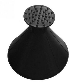 SCRAPE-A-ROUND Autoruit Voorruit Ijskrabber Kegelvormige Sneeuw Schop Tool Ijs Schop Trechter Auto Achteruitkijkspiegel Sneeuw Remover zwart