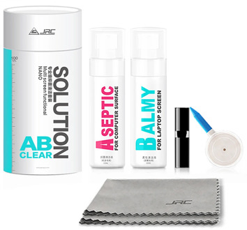 Screen Cleaner Kit - Screen Cleaner Spray for LCD LED TVs, Laptops, Monitors, Phones, Gently Cleans Bacteria, Fingerprints, Dust