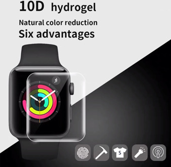 Screen Protector Clear Full Coverage Protective Film for Apple Watch 5 4 3 2 1 Protective Film For Iwatch 40MM 44MM 38MM 42M