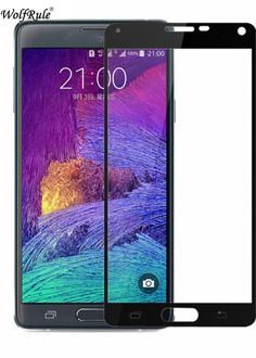 Screen Protector For Samsung Galaxy Note 4 Glass Tempered Glass For Samsung Galaxy Note 4 Full Cover Glass Protective Film n9200