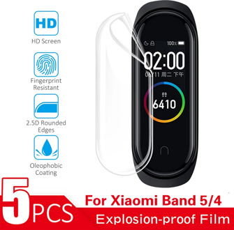 Screen Protector for Xiaomi Mi Band 5 Film HD Soft TPU Protective Film for Xiaomi Miband 5 4 Band5 band 5 band 4 Protective Film