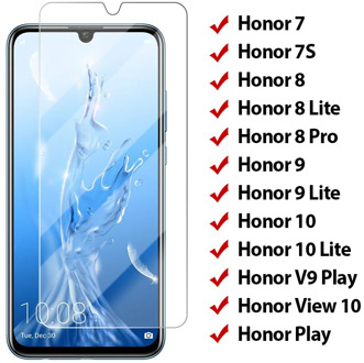 Screen Protector Glass for Huawei Honor 7 8 Pro 7S Tempered Glass for Honor 10 Lite V9 Play View 10 Glass on Honor 9 Lite Light