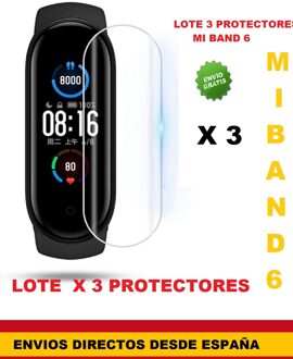 Screen Protectors Voor Xiaomi Mi Band 6, Lot Van 3 Screen Protector, Activiteit Band, Xiaomi, activiteit Horloge