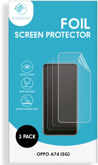 Screenprotector - 3 Pack Oppo A74 (5G) Folie - 3 Pack