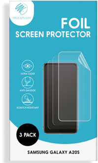 Screenprotector - 3 Pack Samsung Galaxy A20s Folie - 3 Pack