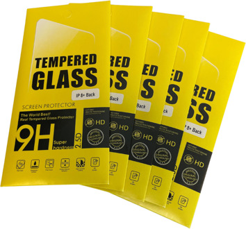 Screenprotector voor iPhone 8 Plus (achterkant) - 5x