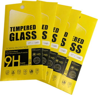 Screenprotector voor iPhone X (achterkant) - 5x