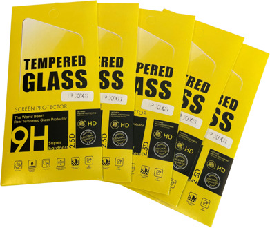 Screenprotector voor iPhone X / XS - 5x