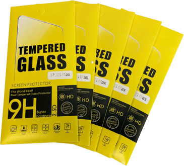 Screenprotector voor iPhone XS max - 5x