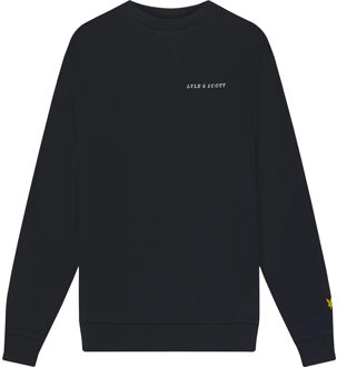 Script Crew Neck Casual Sweater Jongens 134-140 Donkerblauw