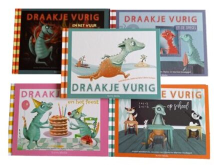 Scrivo Media Draakje Vurig Set 5 Delen - Josina Intrabartolo