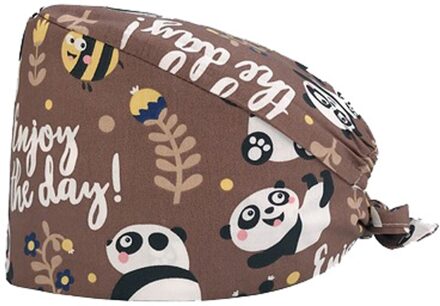 Scrub Cap Met Knoppen Bouffant Hoed Met Zweetband Voor Dames En Heren Elastische Gedeelte Pet Grooming Verpleging Werk Hoeden Lab