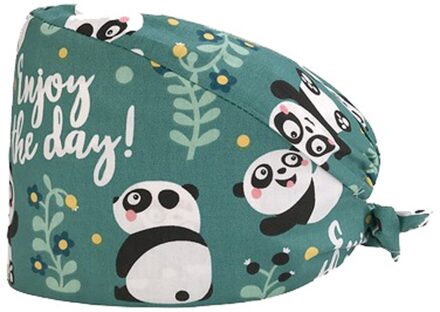 Scrub Cap Met Knoppen Bouffant Hoed Met Zweetband Voor Dames En Heren Elastische Gedeelte Pet Grooming Verpleging Werk Hoeden Lab