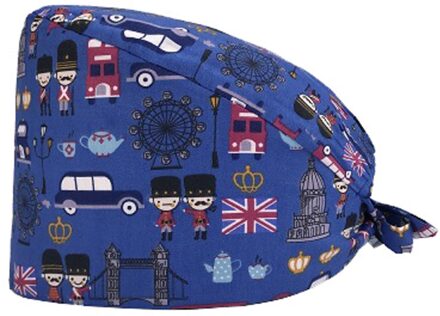 Scrub Cap Met Knoppen Bouffant Hoed Met Zweetband Voor Dames En Heren Elastische Gedeelte Pet Grooming Verpleging Werk Hoeden Lab