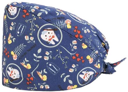 Scrub Cap Met Knoppen Bouffant Hoed Met Zweetband Voor Dames En Heren Elastische Gedeelte Pet Grooming Verpleging Werk Hoeden Lab